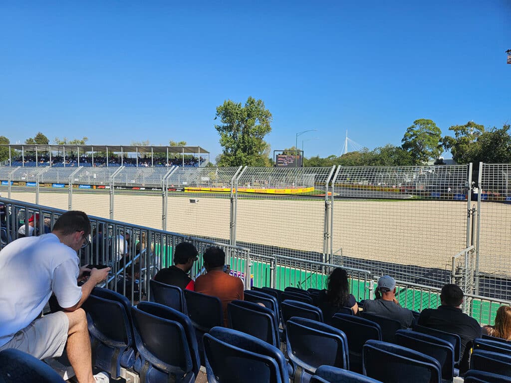 hill grandstand