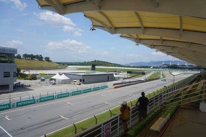 view from ruby grandstand sepang