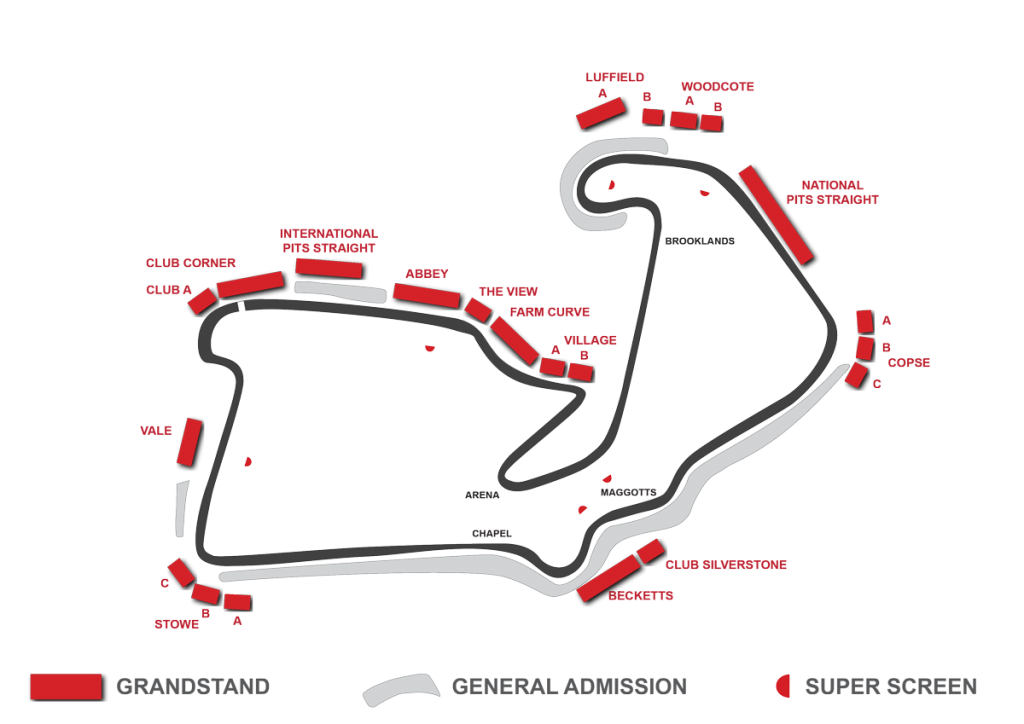 las vegas grandstand map